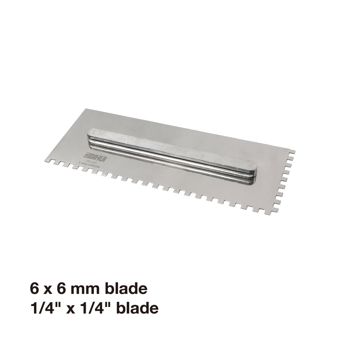 PTSJG8 Set di cazzuole dentate intercambiabili