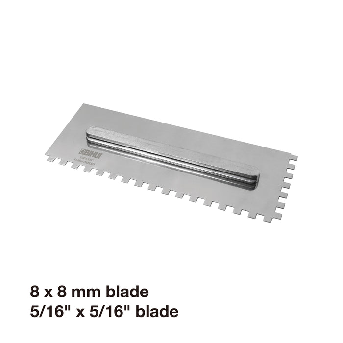 PTSJG8 Set di cazzuole dentate intercambiabili