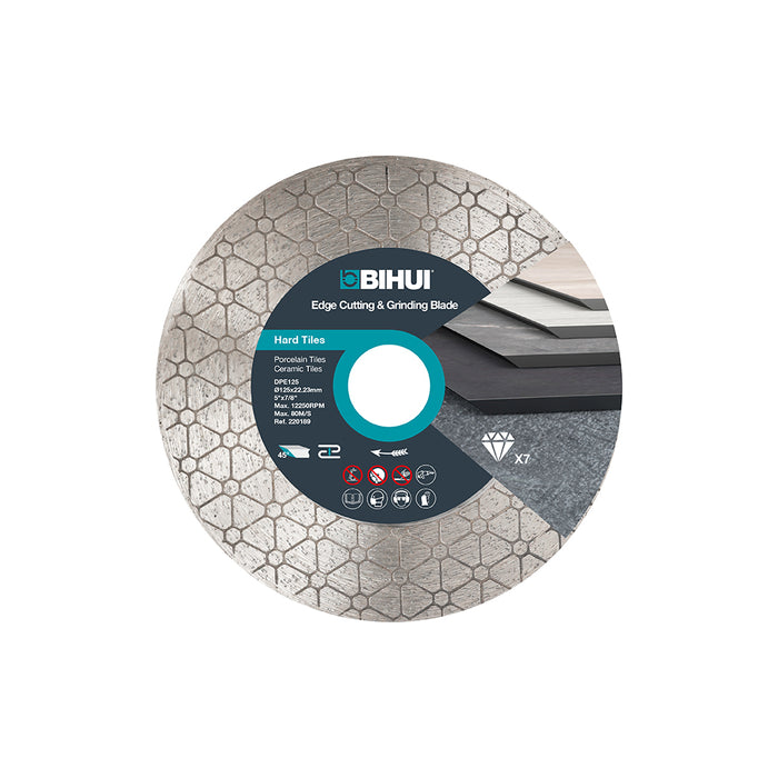 DPE125 Disco per smerigliatura e taglio bordi 125
