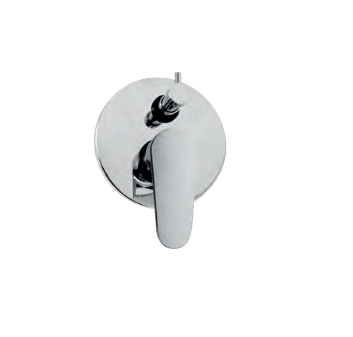 WINTER Monocomando incasso doccia con deviatore a 2 uscite CROMO