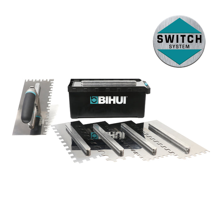 PTSJG8 Set di cazzuole dentate intercambiabili