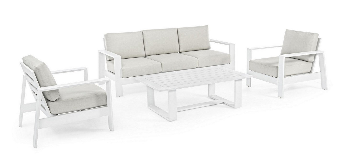 SALOTTO IN ALLUMINIO BIANCO YK11 - BALTIC ANDREA BIZZOTTO