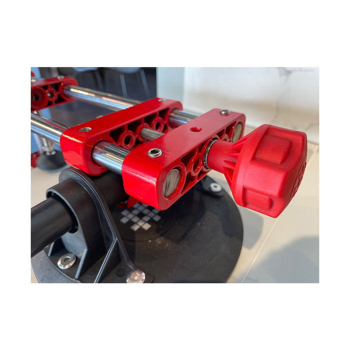 Ventosa Multifunzione Regolabile per Piastrelle, per Tirare e Allineare Piastrelle su Superfice ad angolo con Manometro