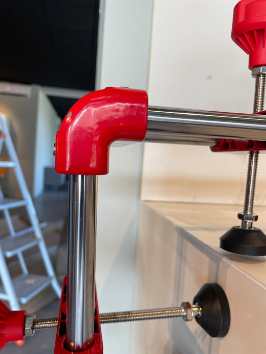 Ventosa Multifunzione Regolabile per Piastrelle, per Tirare e Allineare Piastrelle su Superfice ad angolo con Manometro