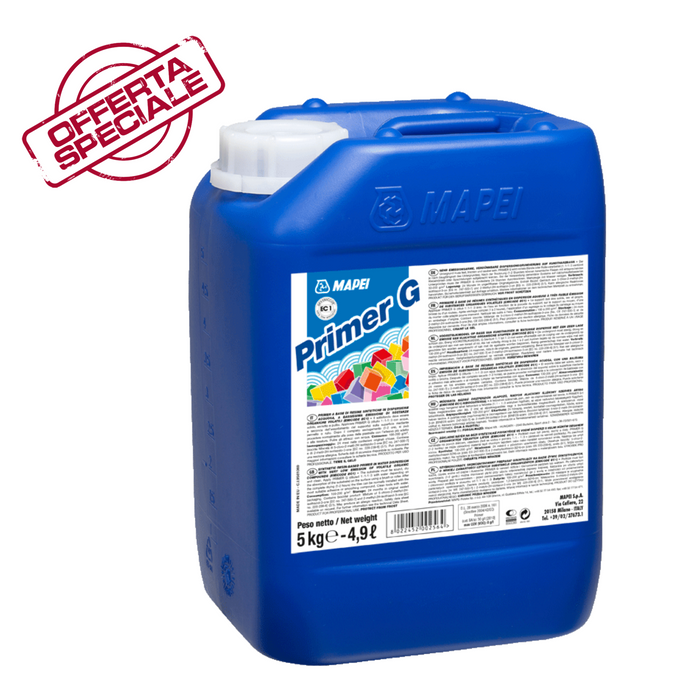 Primer per superfici in gesso Primer G Mapei