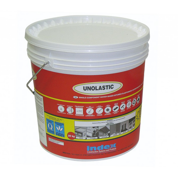 Unolastic impermeabilizzante multifunzionale bituminoso GRIGIO-MATTONE Index