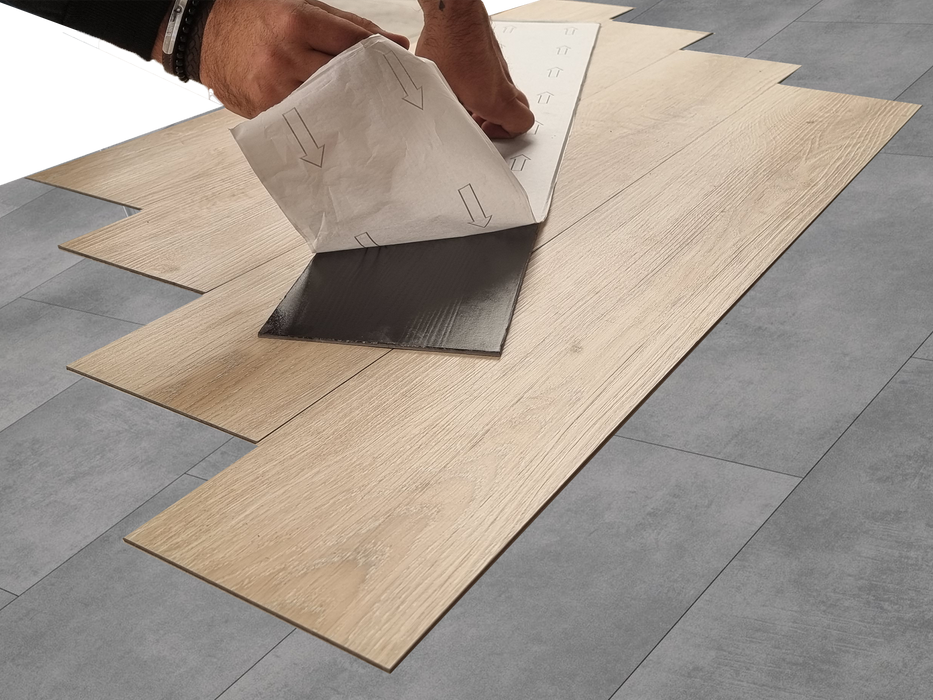 Pavimento SPC serie COMFY Adesivo VANILLA OAK