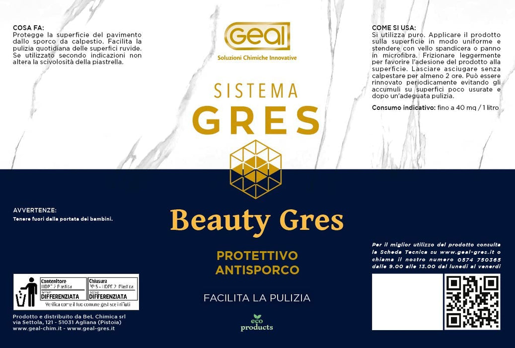 BEAUTY GRES Protettivo antisporco Geal