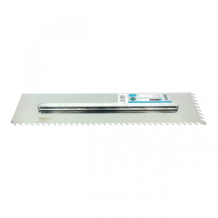 Lama intercambiabile 480x130 mm con guida in alluminio e tacca inclinata