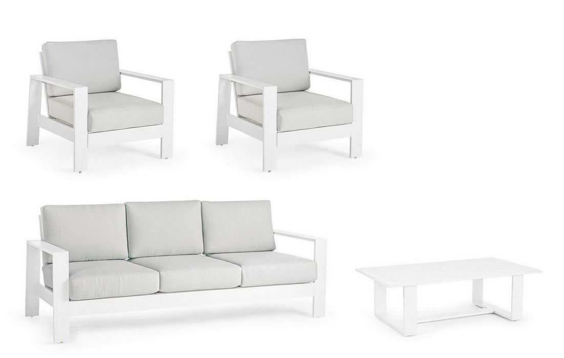 SALOTTO IN ALLUMINIO BIANCO YK11 - BALTIC ANDREA BIZZOTTO