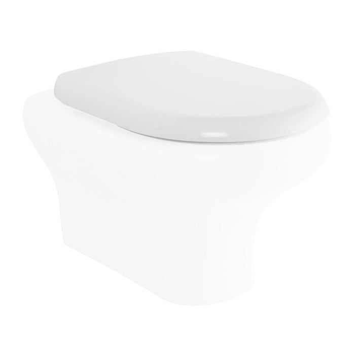 Sanitari filomuro in ceramica Mod. Compact RAK , copriwater
