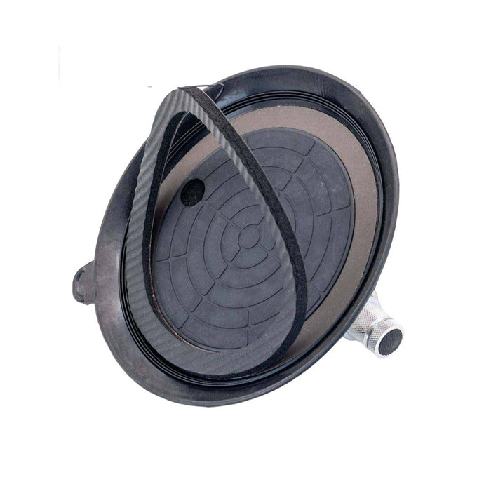 KIT Struttura Ruota 4 ventose a batteria: 4 kit Ventosa Sottovuoto + 8 Doppio Aliscaf(gancio)+  4 Barre + Ruote